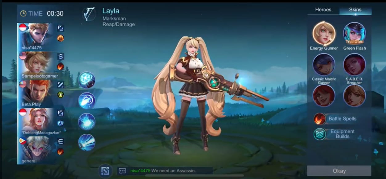 Avatar: Mobile Legends Gameplay Sam Peixoto