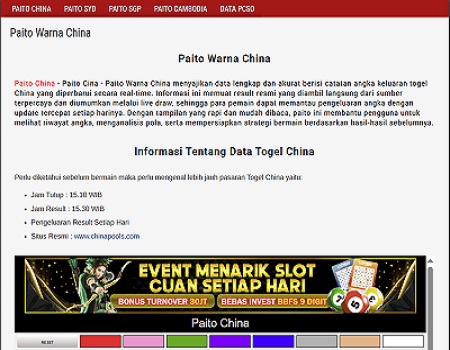 Avatar: result togel china