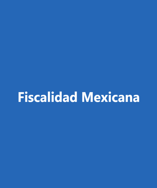 avatar Fiscalidad Mexicana